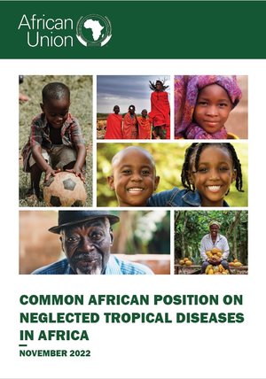 Cover of Common African Position with mixture of smiling images from men, women and children