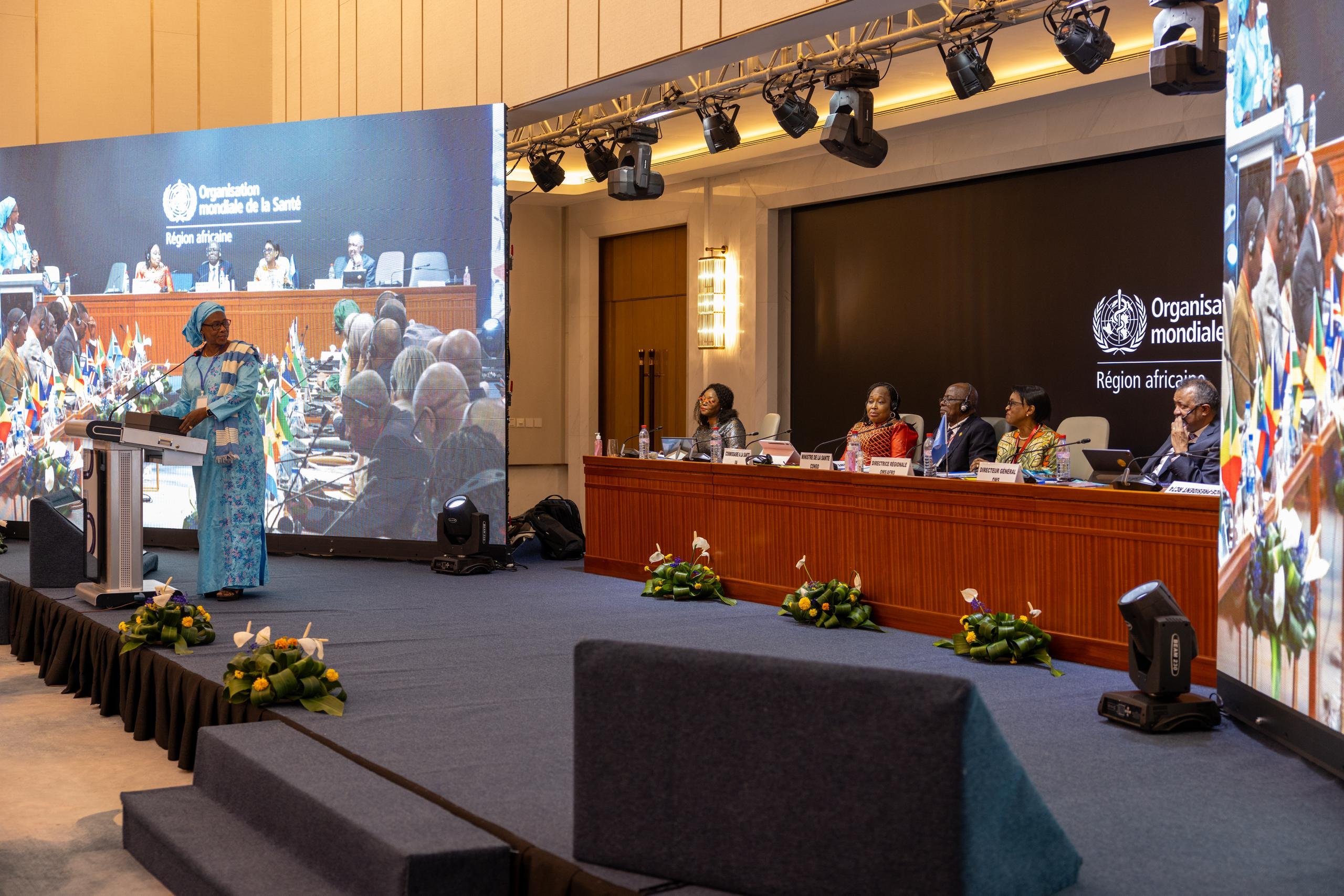 Dr Isatou Touray at WHO RC 74