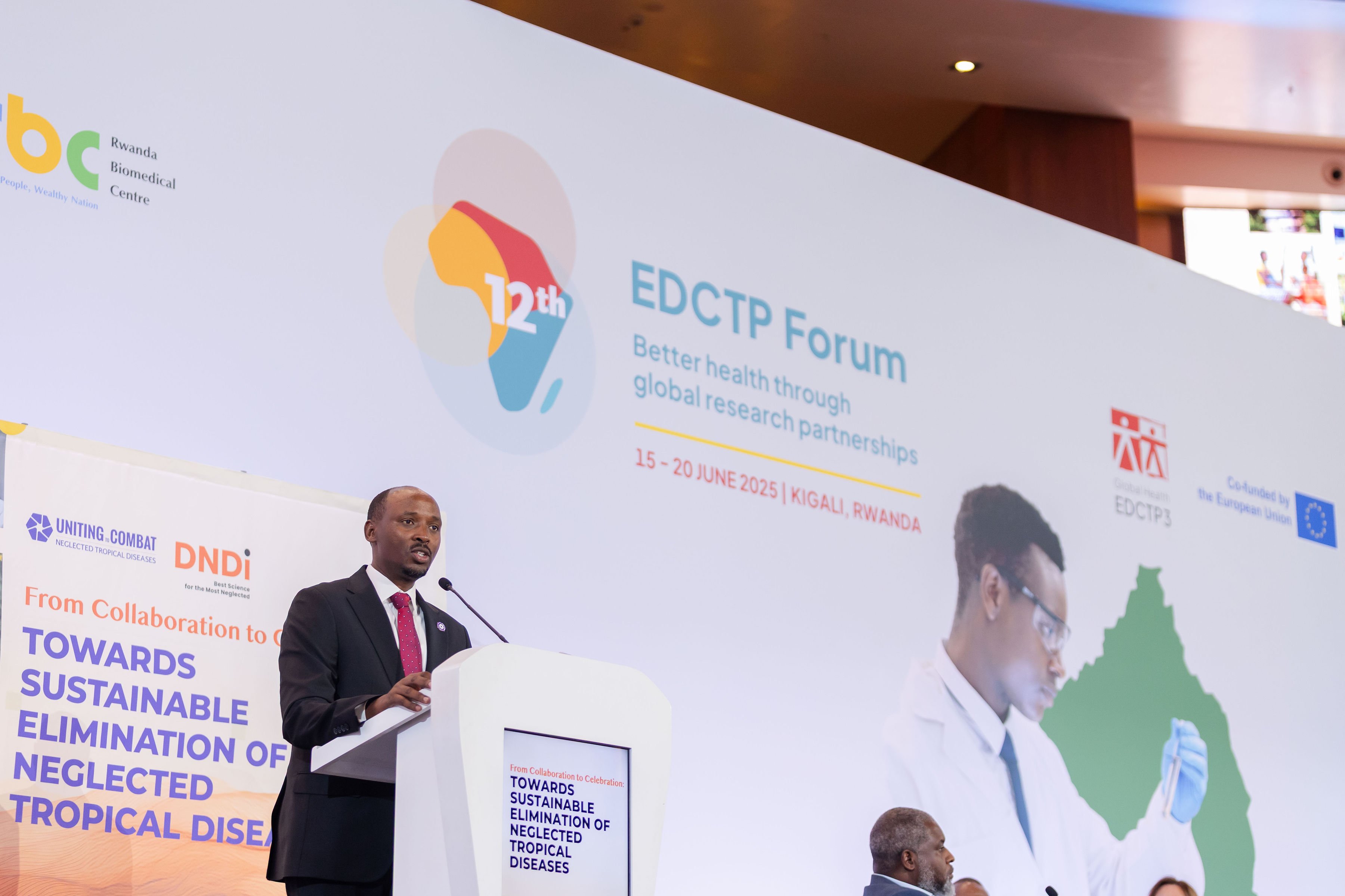 EDCTP_auditorium_session Minister of Health Rwanda