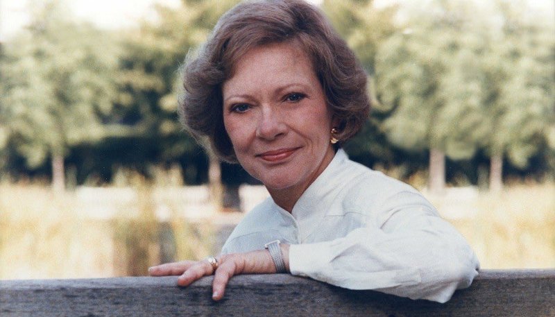 Former U.S. First Lady Rosalynn Carter,