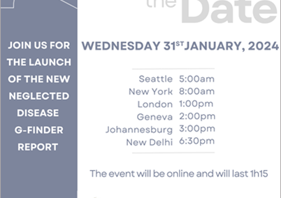 Save the date for the Neglected Disease G-Finder report launch