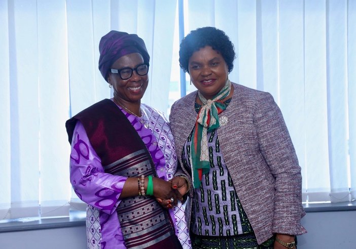 Dr Touray and NTD PM for Tanzania