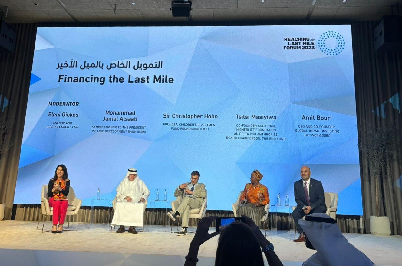 Panellists at the Financing the Last Mile session at RLMF