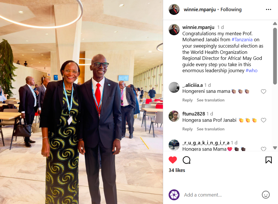 WHA 78 Dr Winnie insta