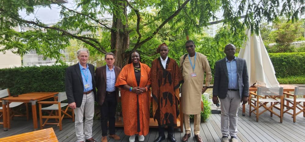 Thoko and Uniting staff with the Guinea Minister of Health