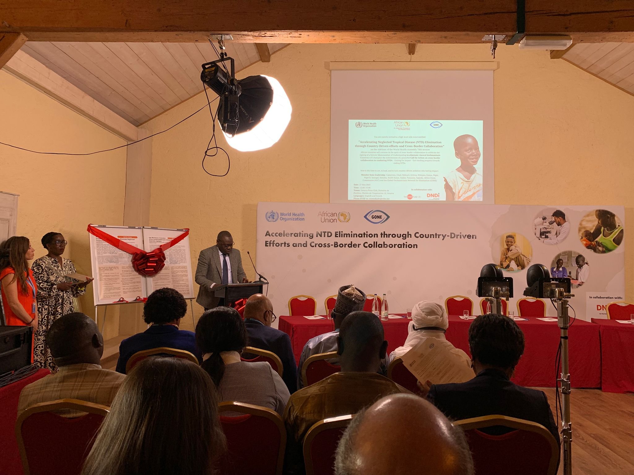WHA GONE Meeting MOU signing
